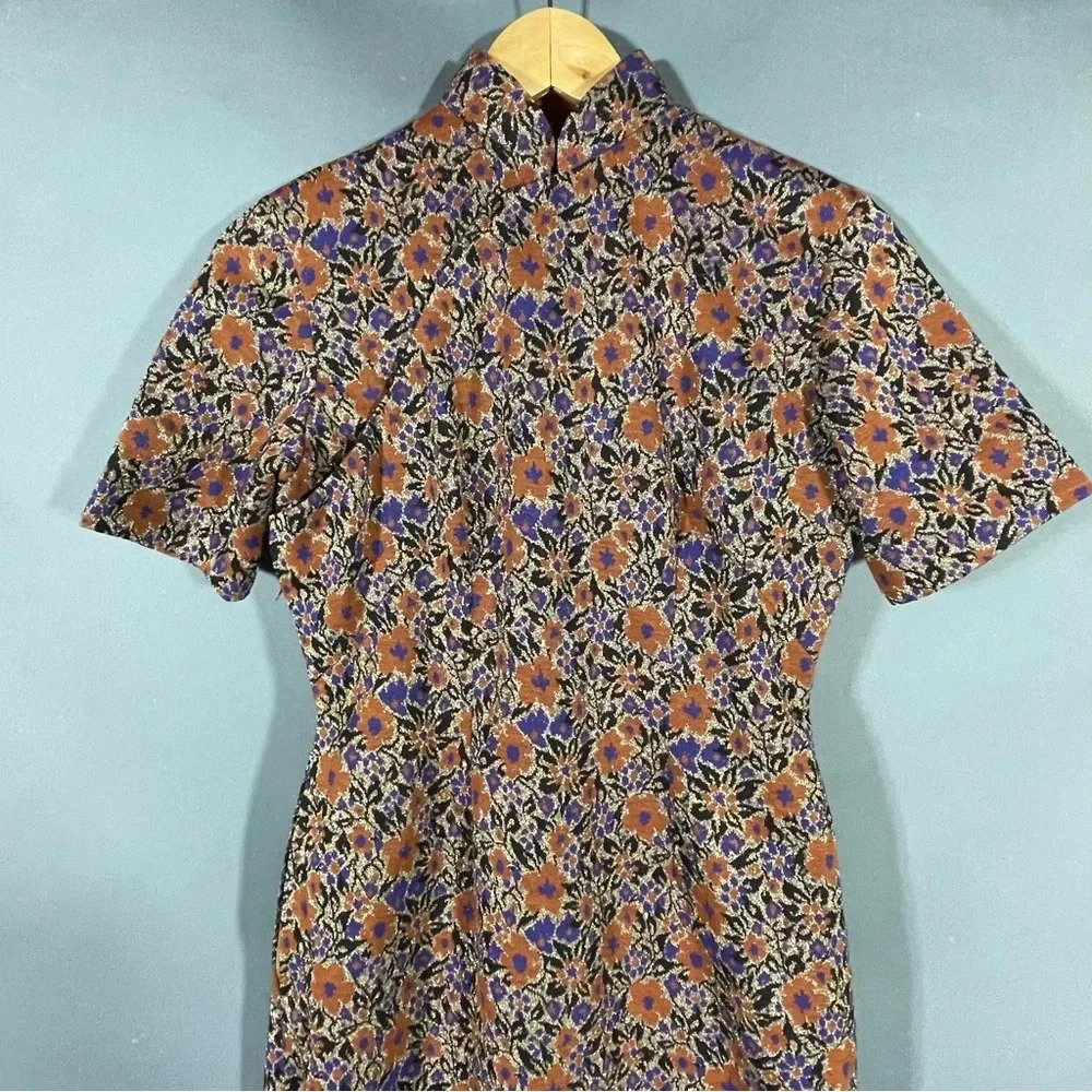 Vintage Qipow / Suzy Wong / In the mood for love dress Lined size 4 stunning
